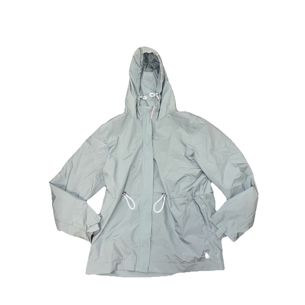 NWT Women's G.H. Bass & CO. Light‎ Sage Rain Jacket Size Medium